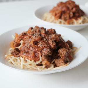 Easy spaghetti bolognese